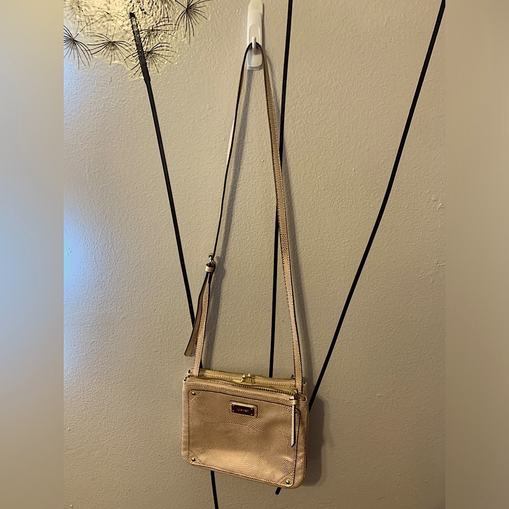 Nine West Pale Pink Gold Hardware Shoulder/Crossbody Bag Excellent condition